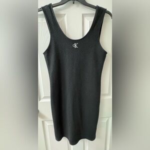 Calvin Klein Black Dress w/logo